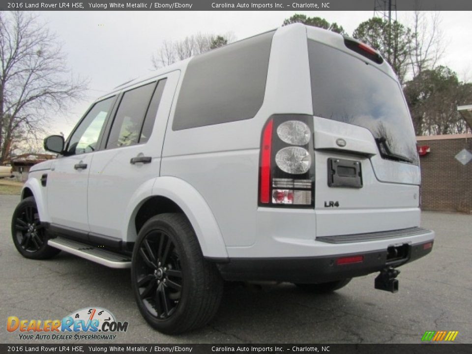 2016 Land Rover LR4 HSE Yulong White Metallic / Ebony/Ebony Photo #8