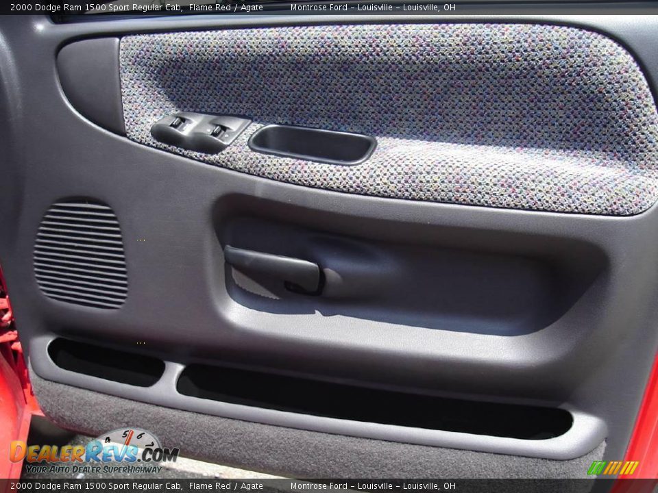 2000 Dodge Ram 1500 Sport Regular Cab Flame Red / Agate Photo #17