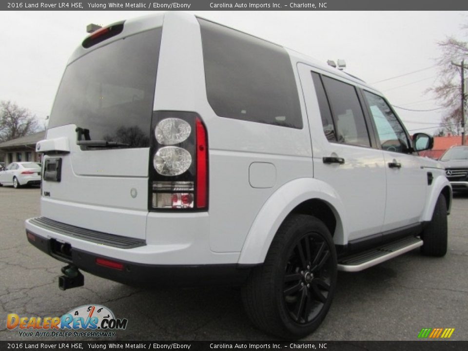 2016 Land Rover LR4 HSE Yulong White Metallic / Ebony/Ebony Photo #10
