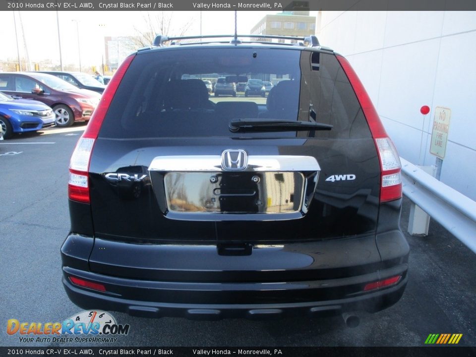 2010 Honda CR-V EX-L AWD Crystal Black Pearl / Black Photo #4