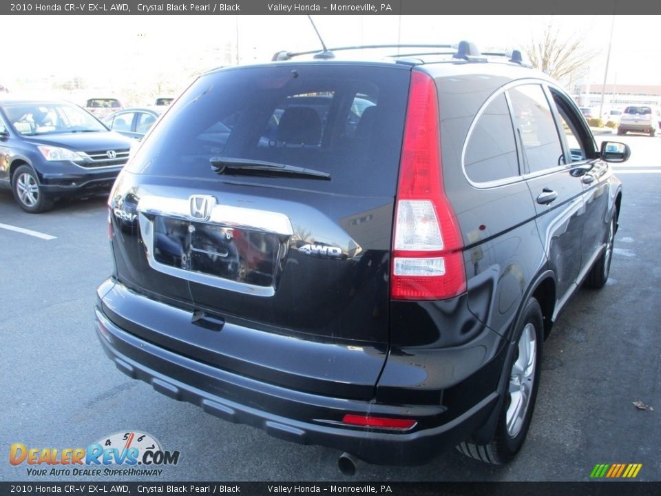 2010 Honda CR-V EX-L AWD Crystal Black Pearl / Black Photo #5