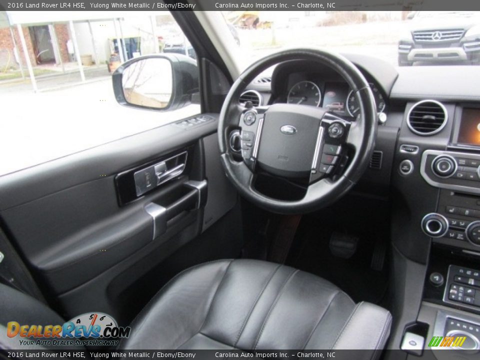 2016 Land Rover LR4 HSE Yulong White Metallic / Ebony/Ebony Photo #12