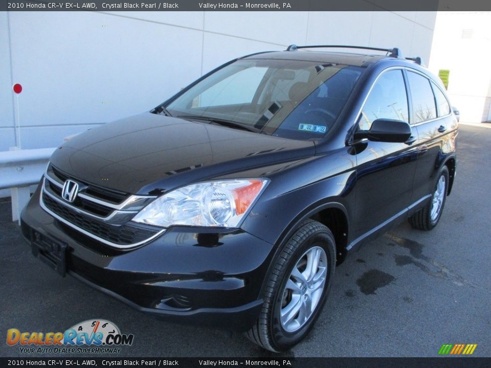 2010 Honda CR-V EX-L AWD Crystal Black Pearl / Black Photo #9