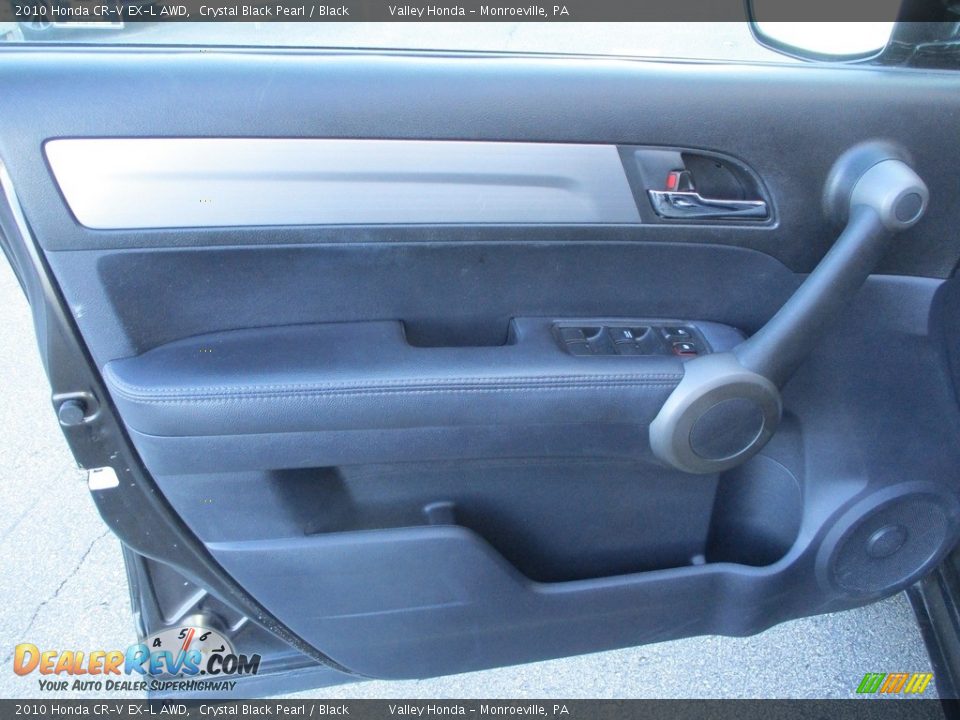 2010 Honda CR-V EX-L AWD Crystal Black Pearl / Black Photo #10