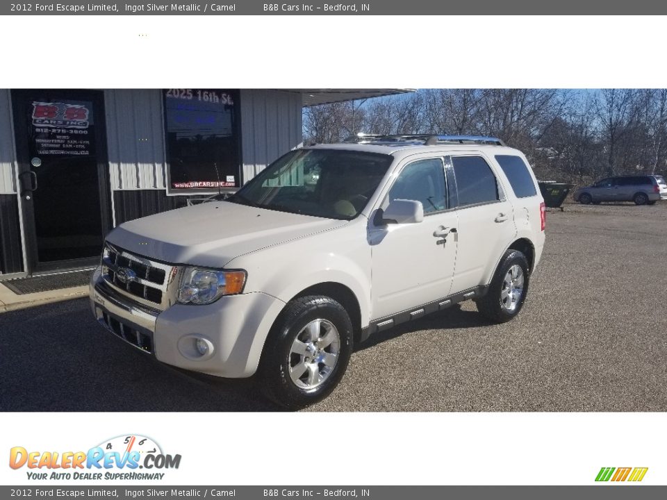 2012 Ford Escape Limited Ingot Silver Metallic / Camel Photo #1