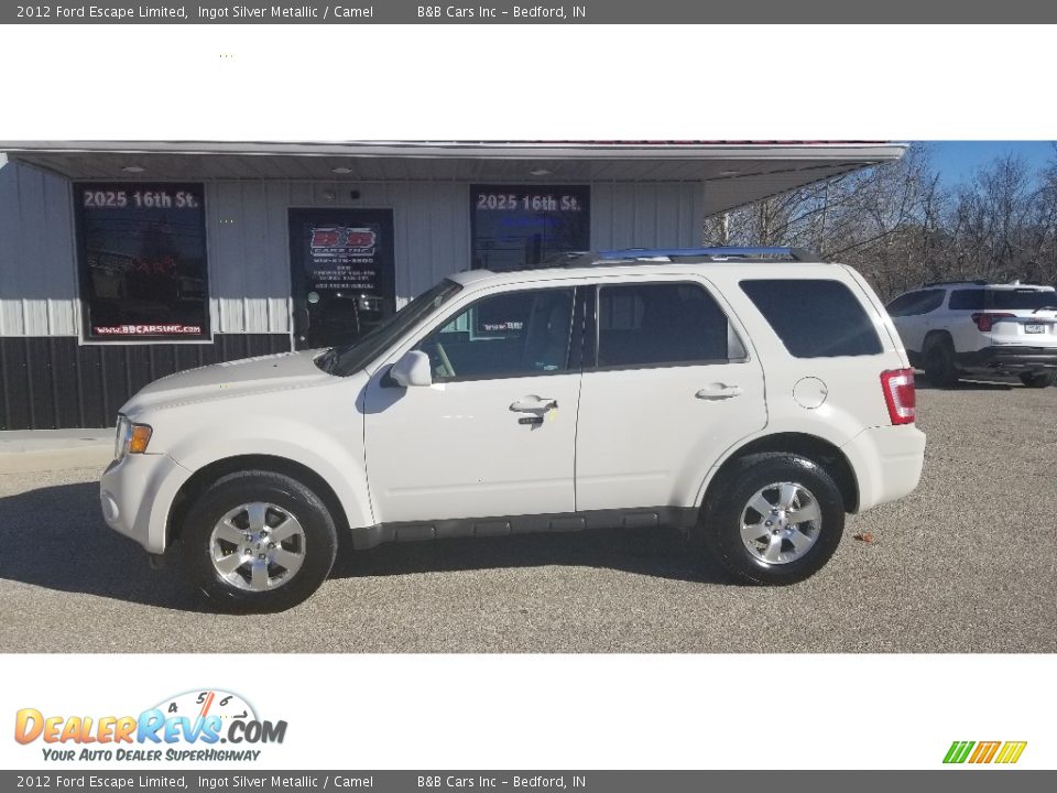 2012 Ford Escape Limited Ingot Silver Metallic / Camel Photo #2