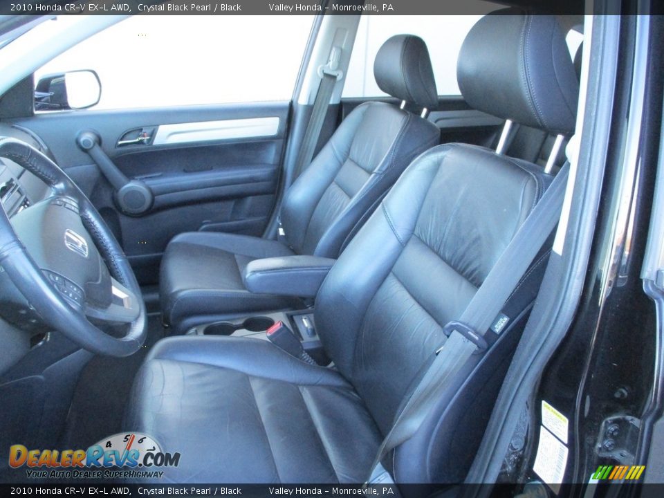 2010 Honda CR-V EX-L AWD Crystal Black Pearl / Black Photo #12