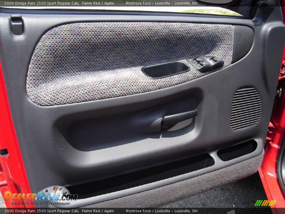 2000 Dodge Ram 1500 Sport Regular Cab Flame Red / Agate Photo #19