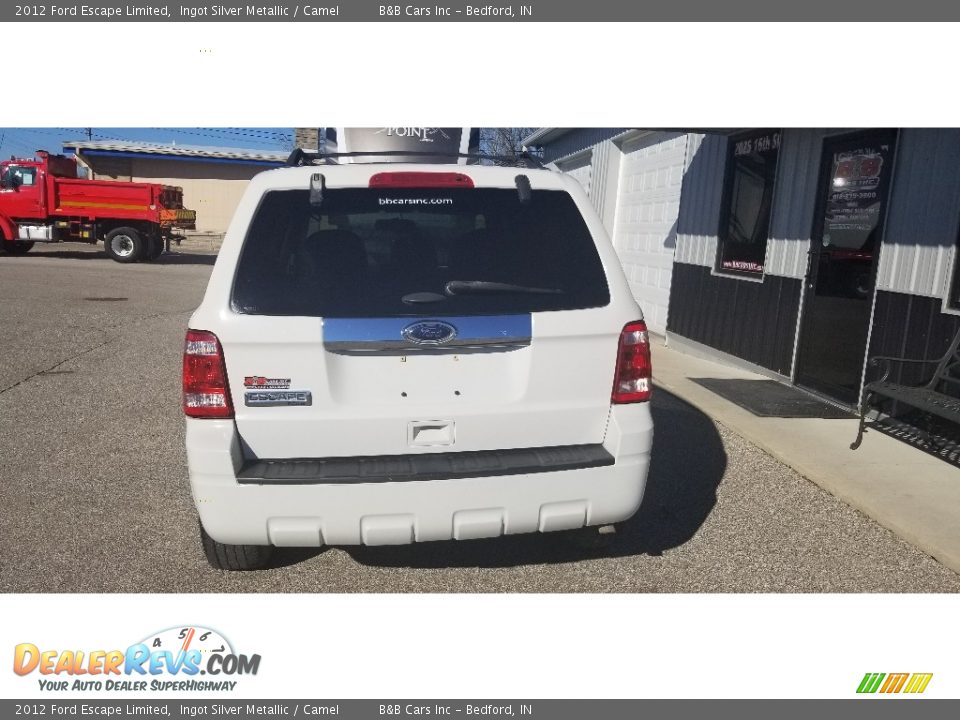 2012 Ford Escape Limited Ingot Silver Metallic / Camel Photo #4