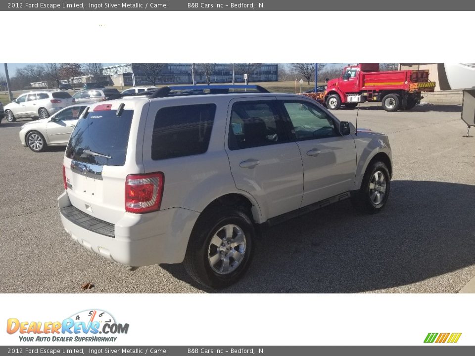 2012 Ford Escape Limited Ingot Silver Metallic / Camel Photo #5