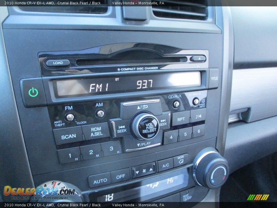 2010 Honda CR-V EX-L AWD Crystal Black Pearl / Black Photo #15
