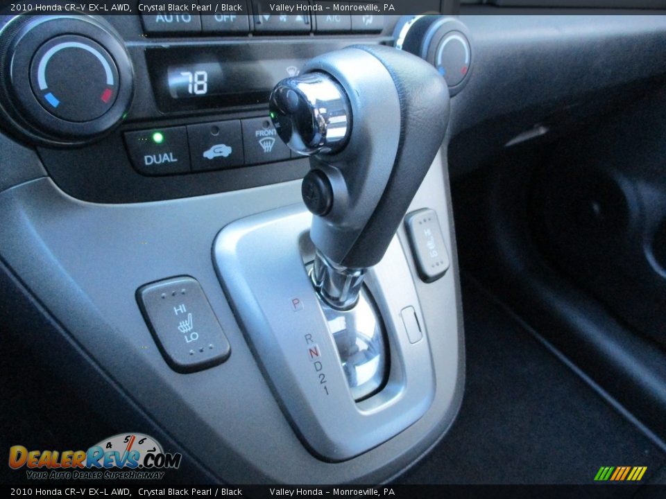 2010 Honda CR-V EX-L AWD Crystal Black Pearl / Black Photo #16