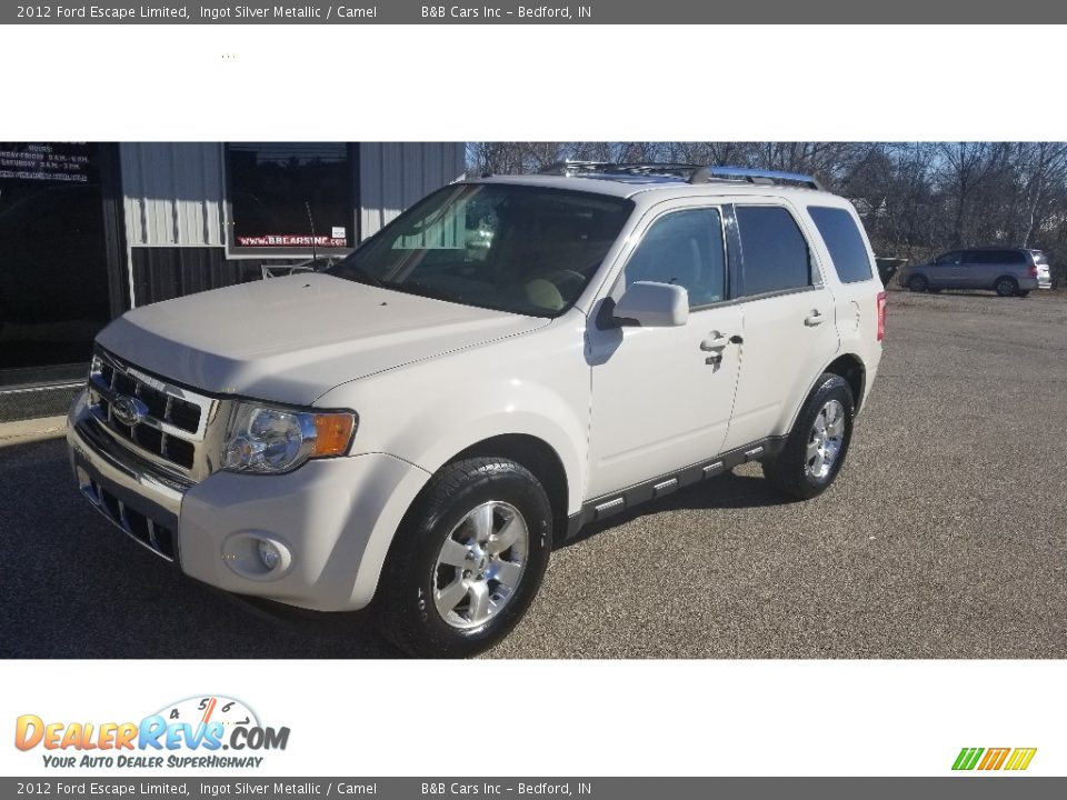 2012 Ford Escape Limited Ingot Silver Metallic / Camel Photo #8