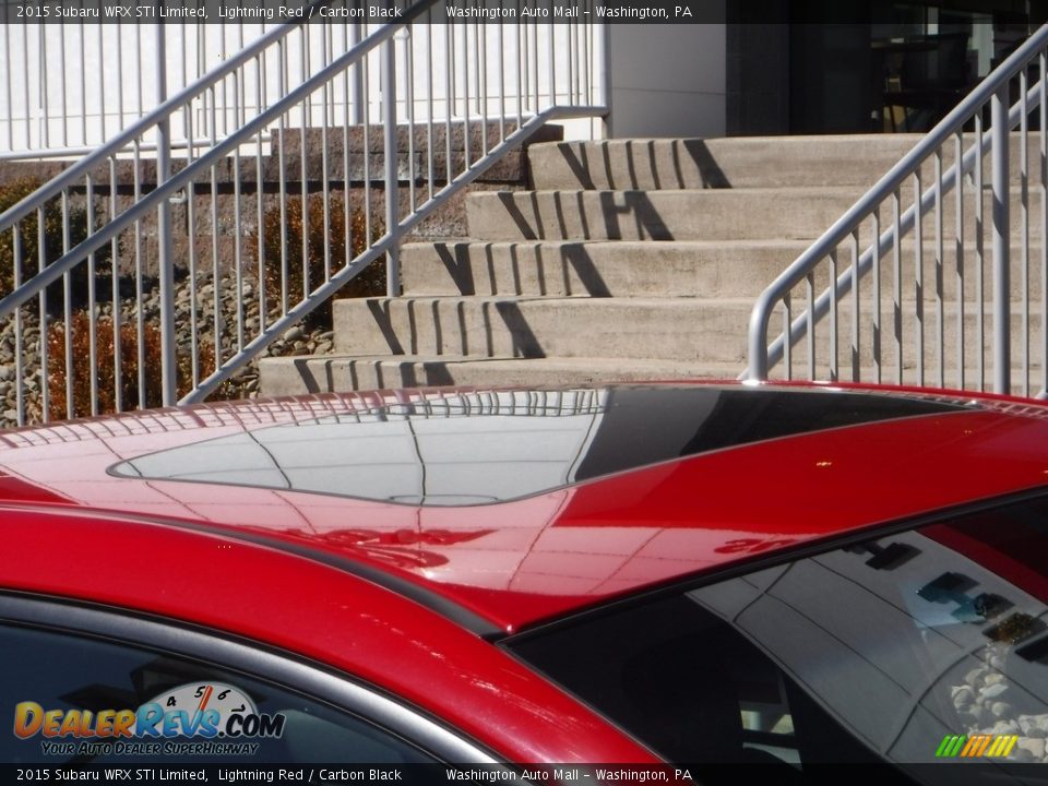 2015 Subaru WRX STI Limited Lightning Red / Carbon Black Photo #11