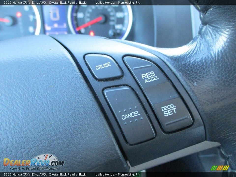 2010 Honda CR-V EX-L AWD Crystal Black Pearl / Black Photo #18