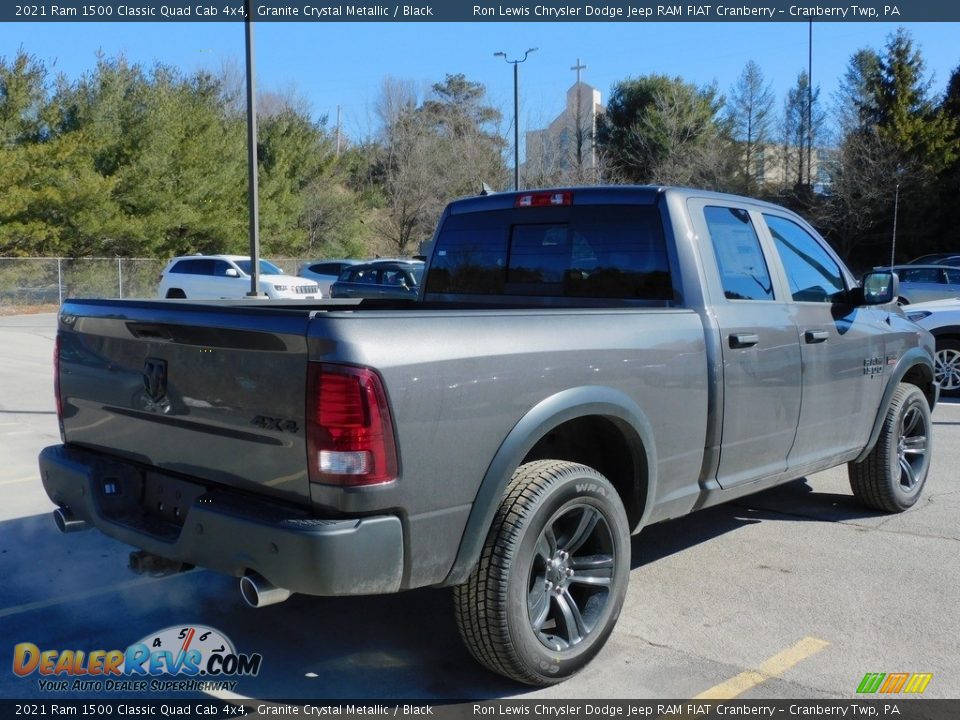 2021 Ram 1500 Classic Quad Cab 4x4 Granite Crystal Metallic / Black Photo #5