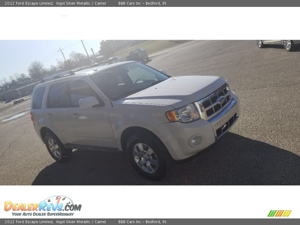 2012 Ford Escape Limited Ingot Silver Metallic / Camel Photo #21