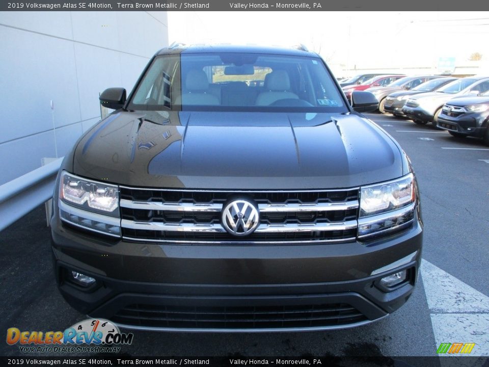 2019 Volkswagen Atlas SE 4Motion Terra Brown Metallic / Shetland Photo #9