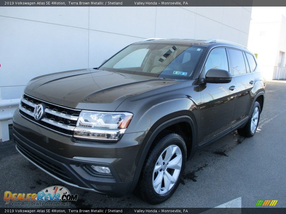 2019 Volkswagen Atlas SE 4Motion Terra Brown Metallic / Shetland Photo #10