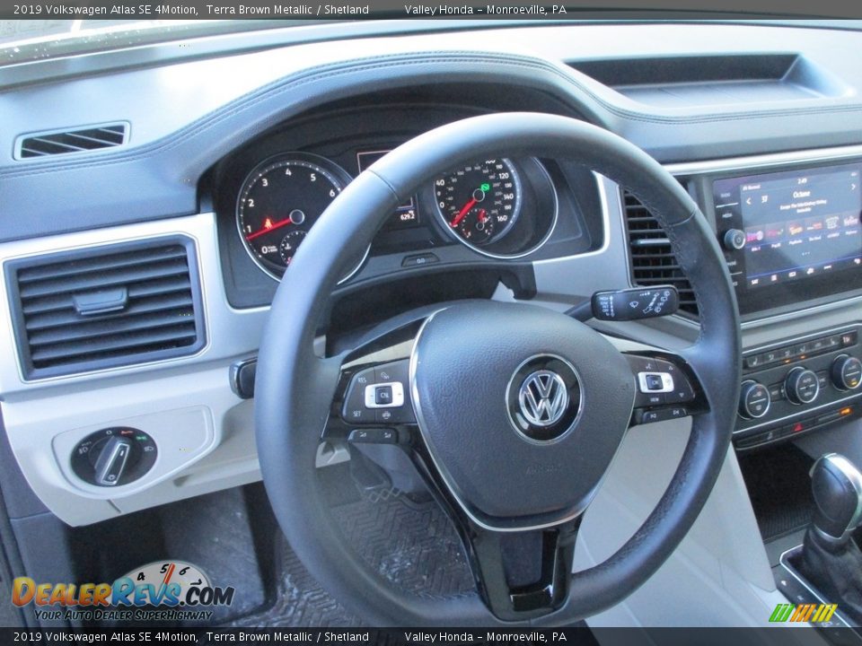 2019 Volkswagen Atlas SE 4Motion Terra Brown Metallic / Shetland Photo #15