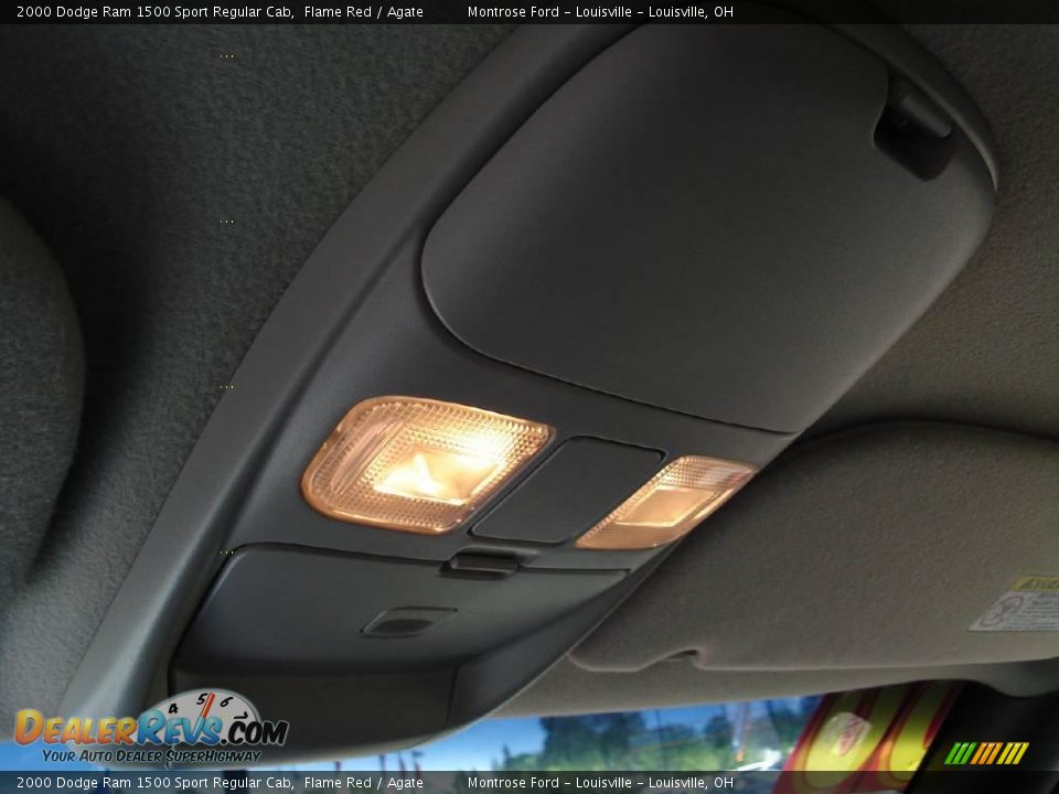 2000 Dodge Ram 1500 Sport Regular Cab Flame Red / Agate Photo #25