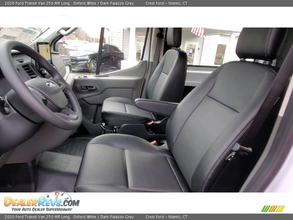 2020 Ford Transit Van 250 MR Long Oxford White / Dark Palazzo Grey Photo #11