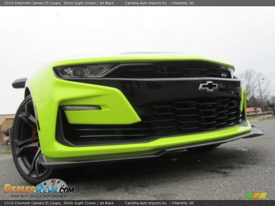 2019 Chevrolet Camaro SS Coupe Shock (Light Green) / Jet Black Photo #2