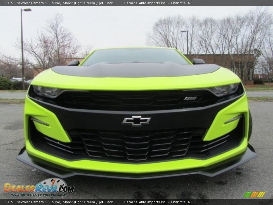2019 Chevrolet Camaro SS Coupe Shock (Light Green) / Jet Black Photo #4
