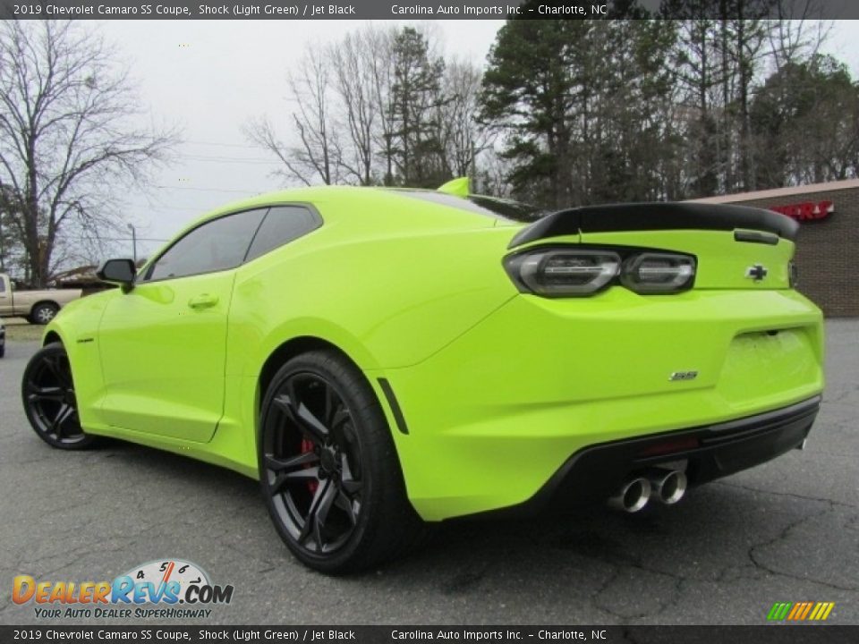 2019 Chevrolet Camaro SS Coupe Shock (Light Green) / Jet Black Photo #8