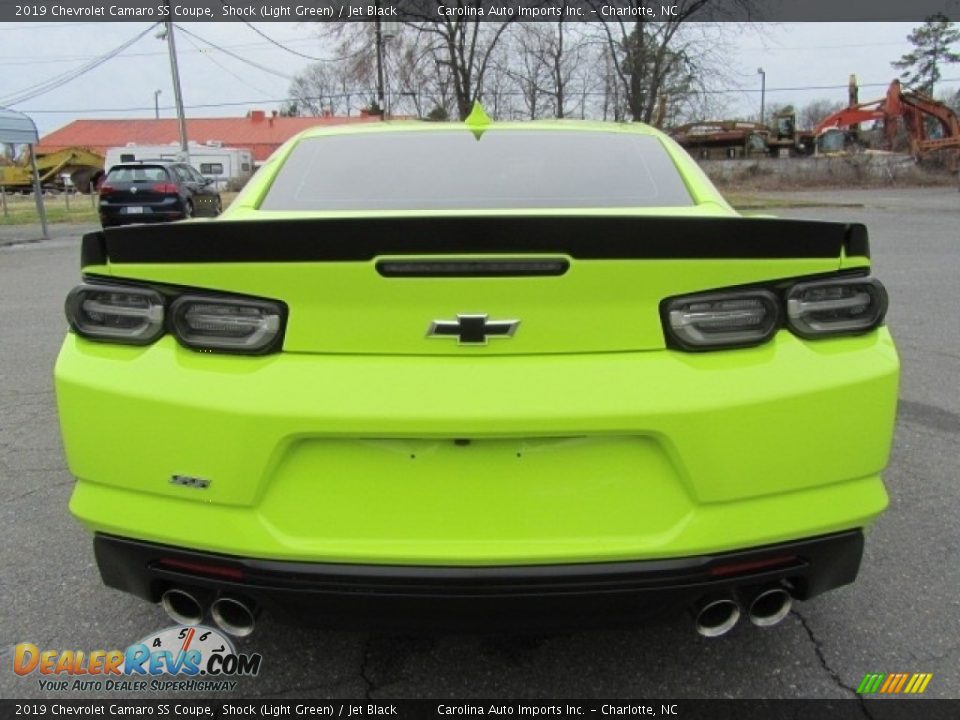 2019 Chevrolet Camaro SS Coupe Shock (Light Green) / Jet Black Photo #9
