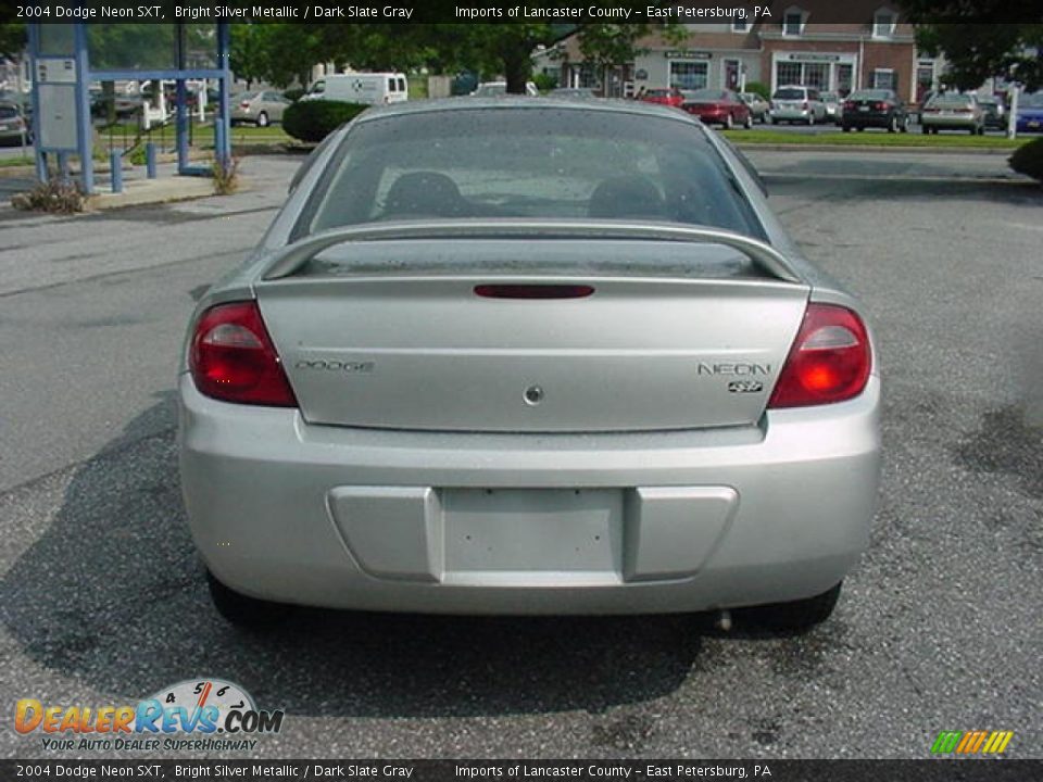 2004 Dodge Neon SXT Bright Silver Metallic / Dark Slate Gray Photo #4