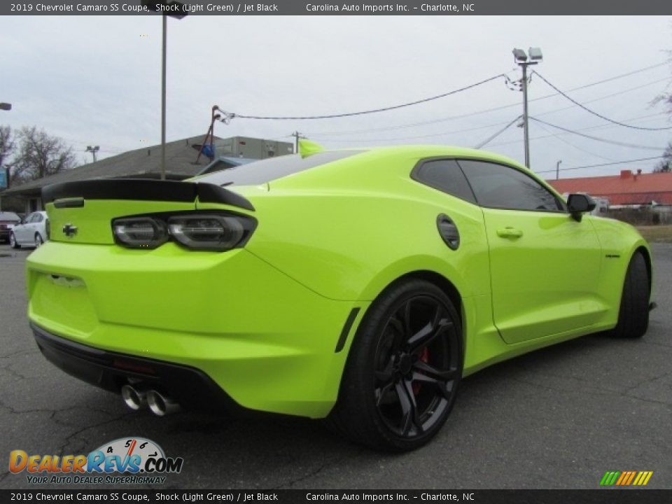 2019 Chevrolet Camaro SS Coupe Shock (Light Green) / Jet Black Photo #10