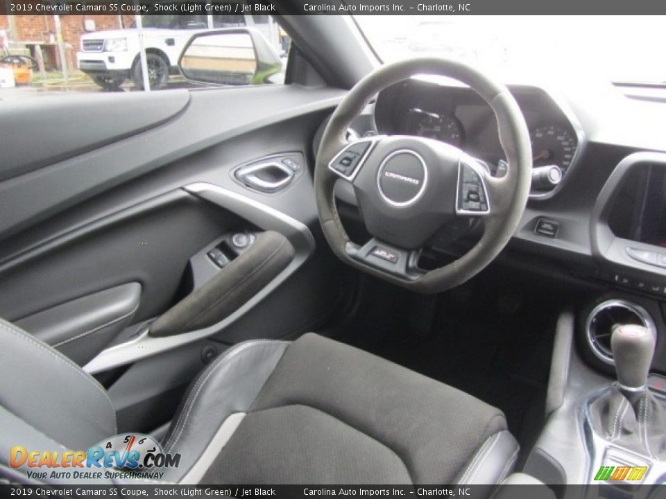 2019 Chevrolet Camaro SS Coupe Shock (Light Green) / Jet Black Photo #12