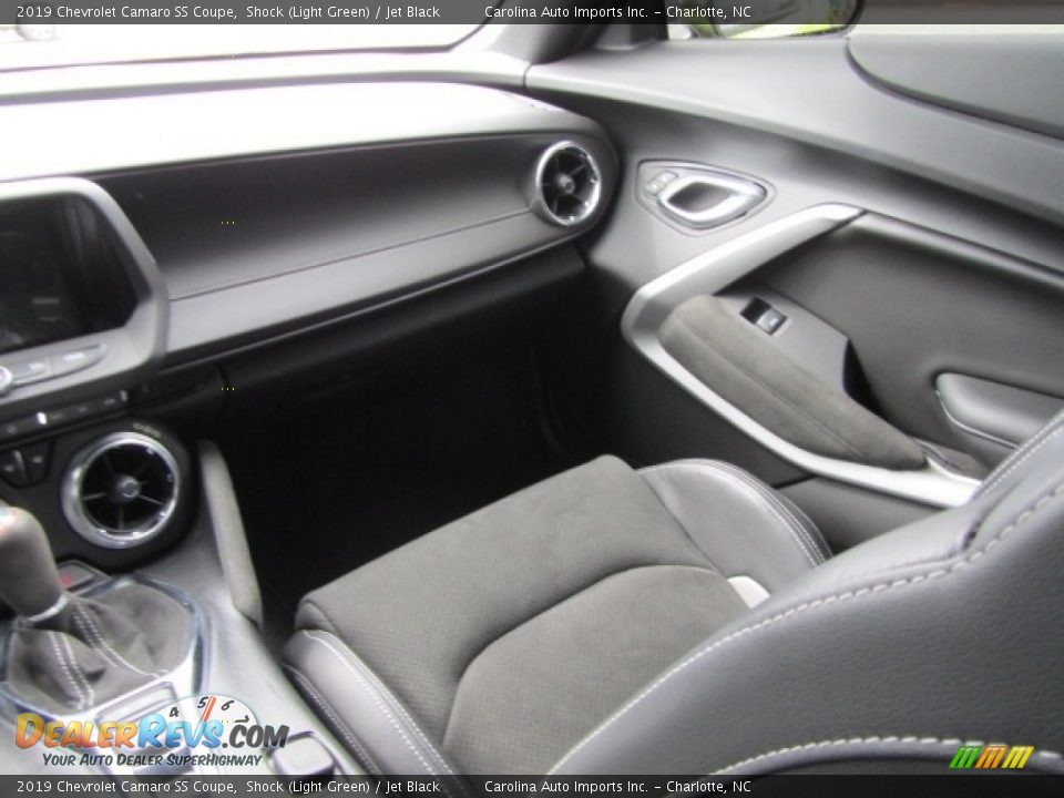 2019 Chevrolet Camaro SS Coupe Shock (Light Green) / Jet Black Photo #14