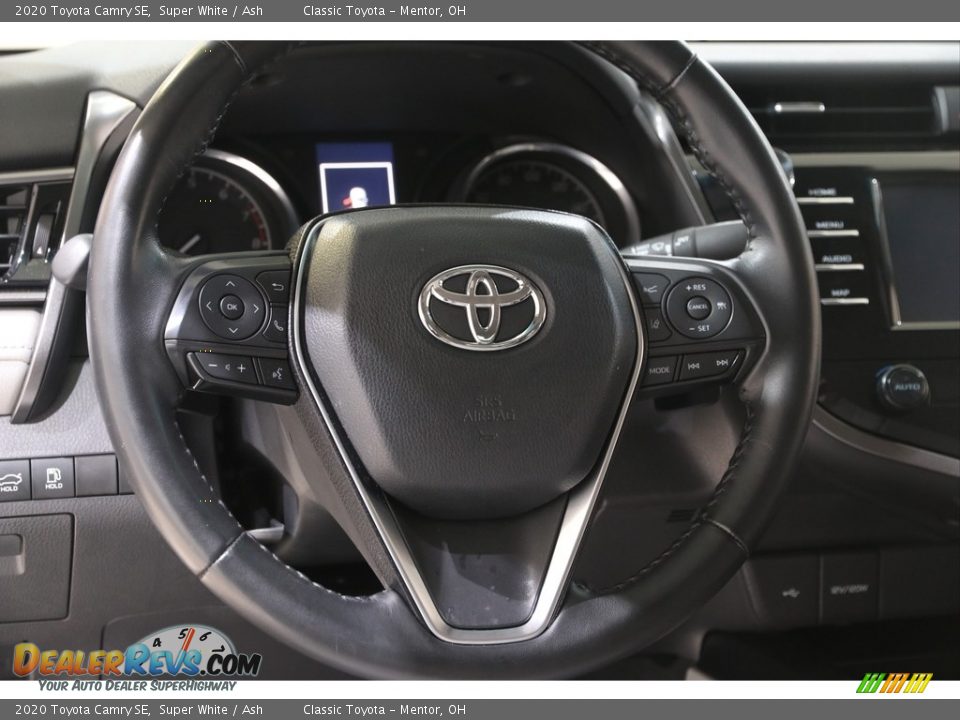 2020 Toyota Camry SE Super White / Ash Photo #7