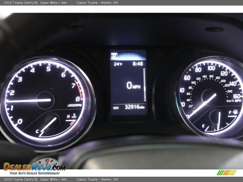 2020 Toyota Camry SE Super White / Ash Photo #8