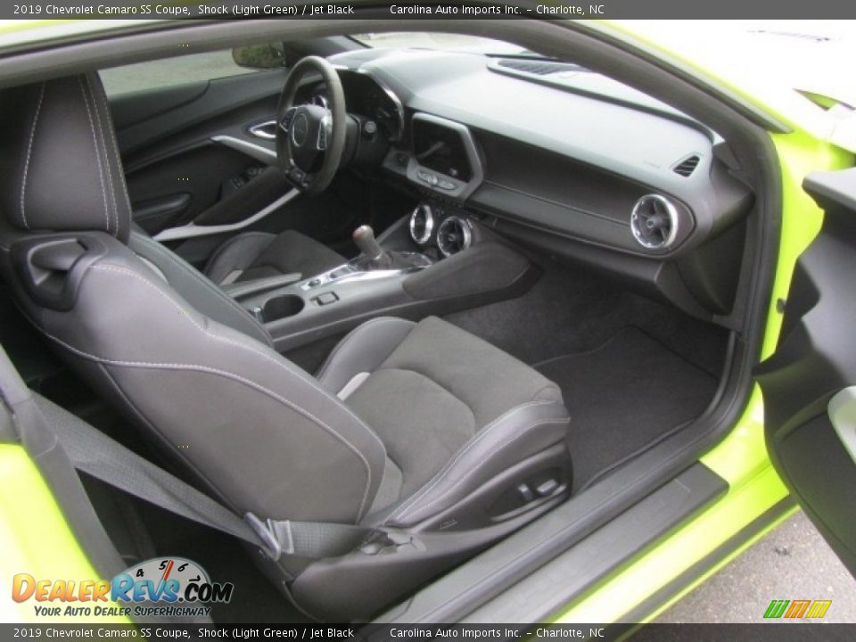 2019 Chevrolet Camaro SS Coupe Shock (Light Green) / Jet Black Photo #22