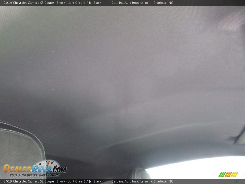 2019 Chevrolet Camaro SS Coupe Shock (Light Green) / Jet Black Photo #24