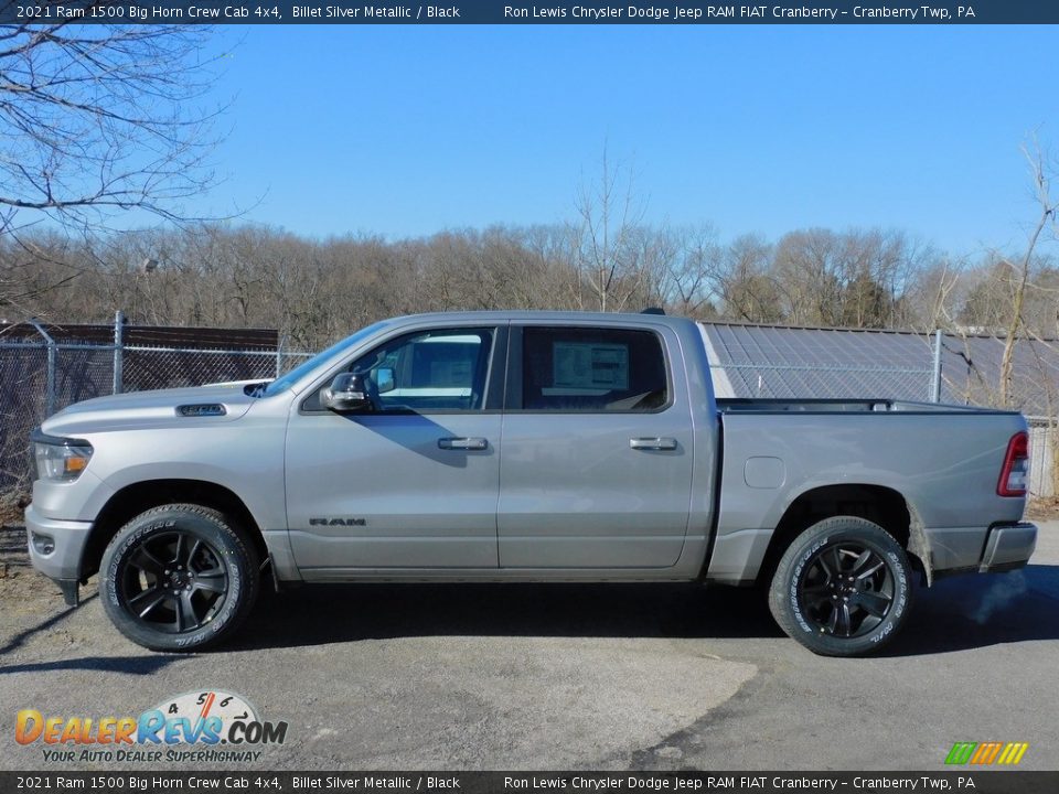 2021 Ram 1500 Big Horn Crew Cab 4x4 Billet Silver Metallic / Black Photo #9