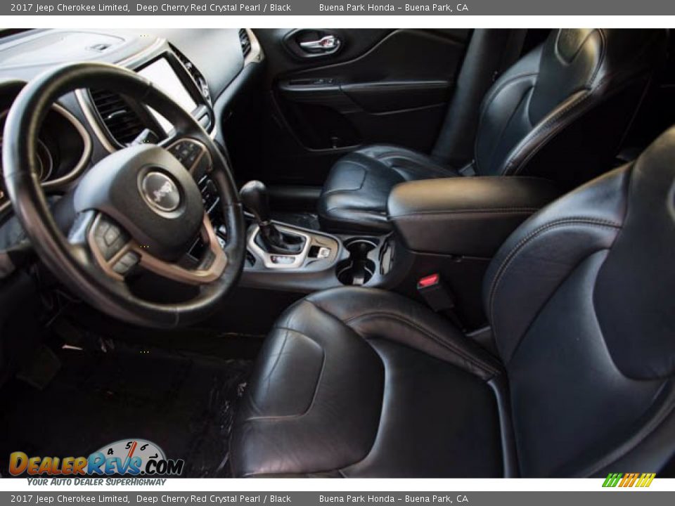 Front Seat of 2017 Jeep Cherokee Limited Photo #3