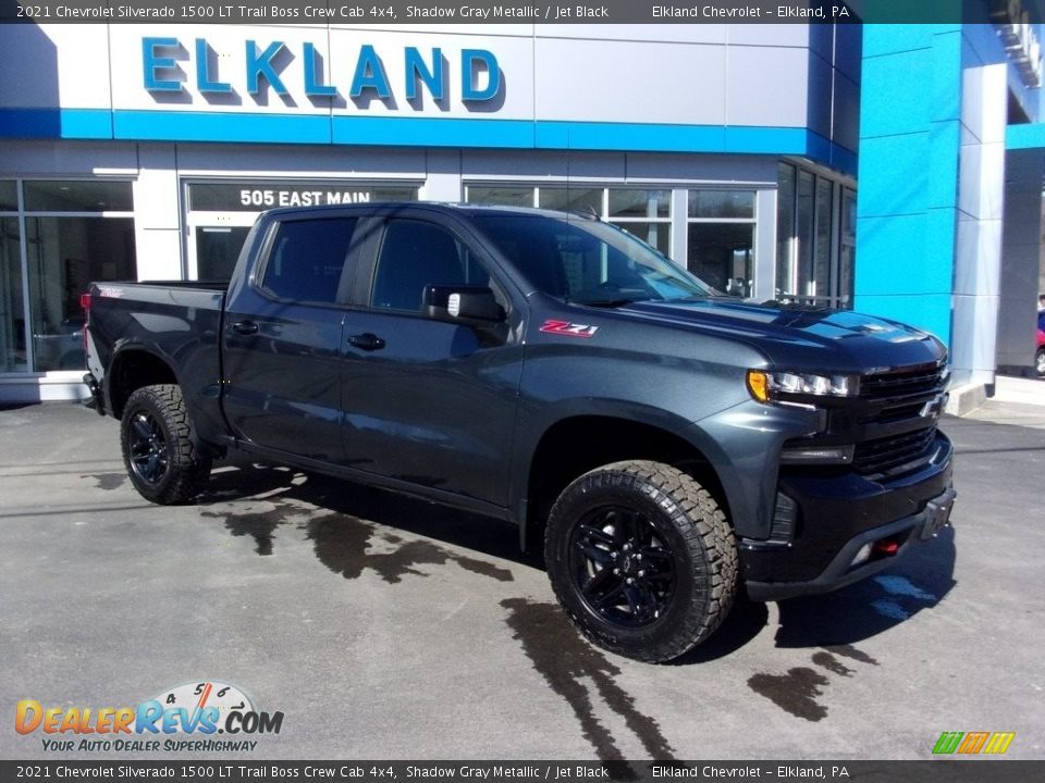 2021 Chevrolet Silverado 1500 LT Trail Boss Crew Cab 4x4 Shadow Gray Metallic / Jet Black Photo #1