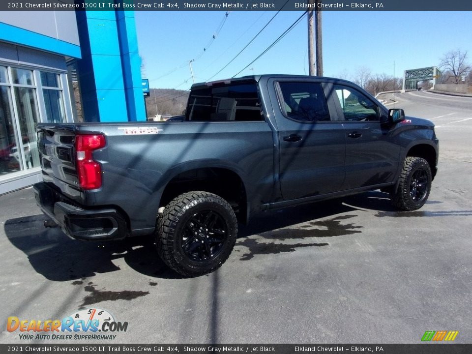 2021 Chevrolet Silverado 1500 LT Trail Boss Crew Cab 4x4 Shadow Gray Metallic / Jet Black Photo #3