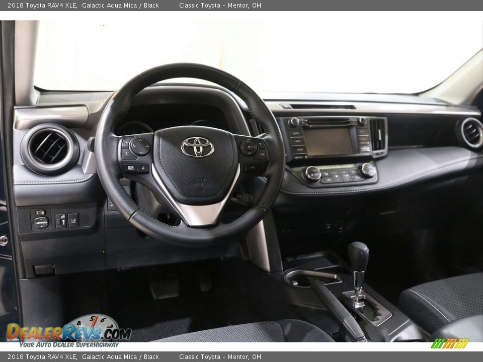 2018 Toyota RAV4 XLE Galactic Aqua Mica / Black Photo #6