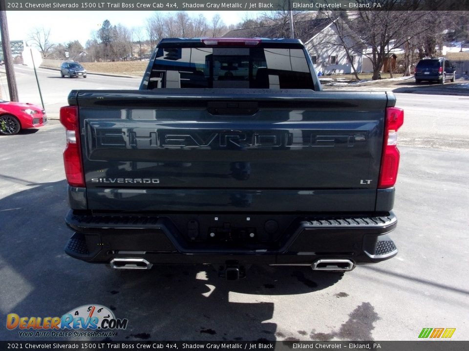 2021 Chevrolet Silverado 1500 LT Trail Boss Crew Cab 4x4 Shadow Gray Metallic / Jet Black Photo #4