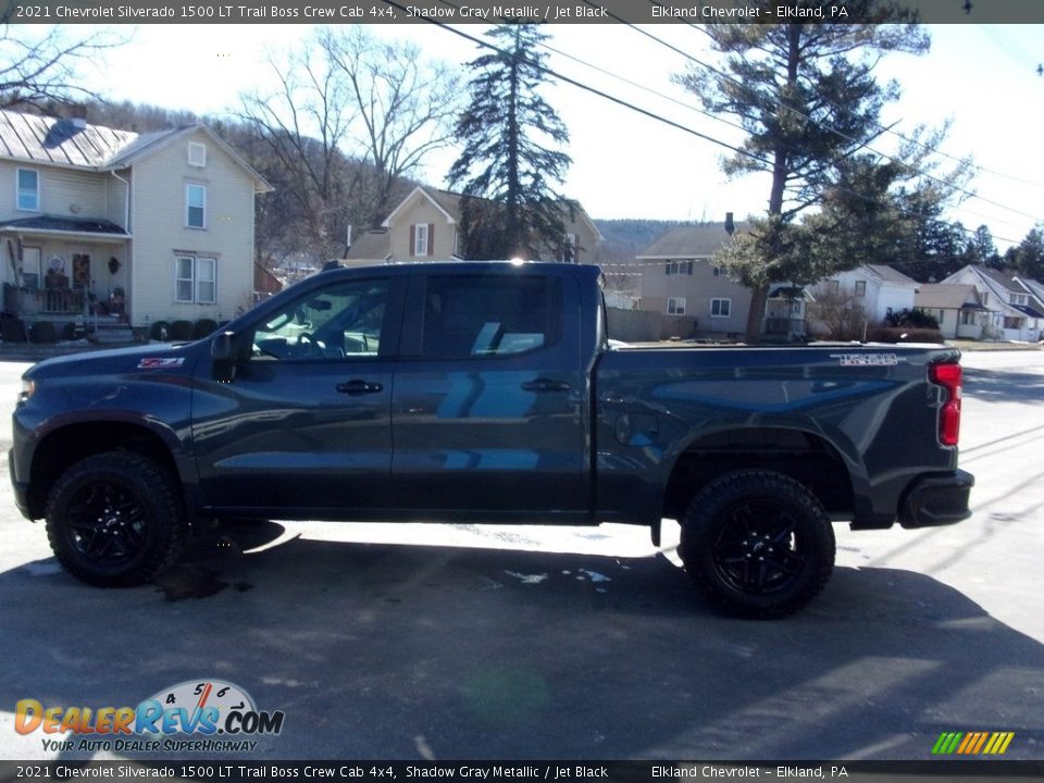 2021 Chevrolet Silverado 1500 LT Trail Boss Crew Cab 4x4 Shadow Gray Metallic / Jet Black Photo #5