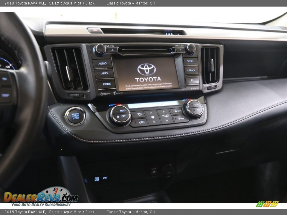 2018 Toyota RAV4 XLE Galactic Aqua Mica / Black Photo #9