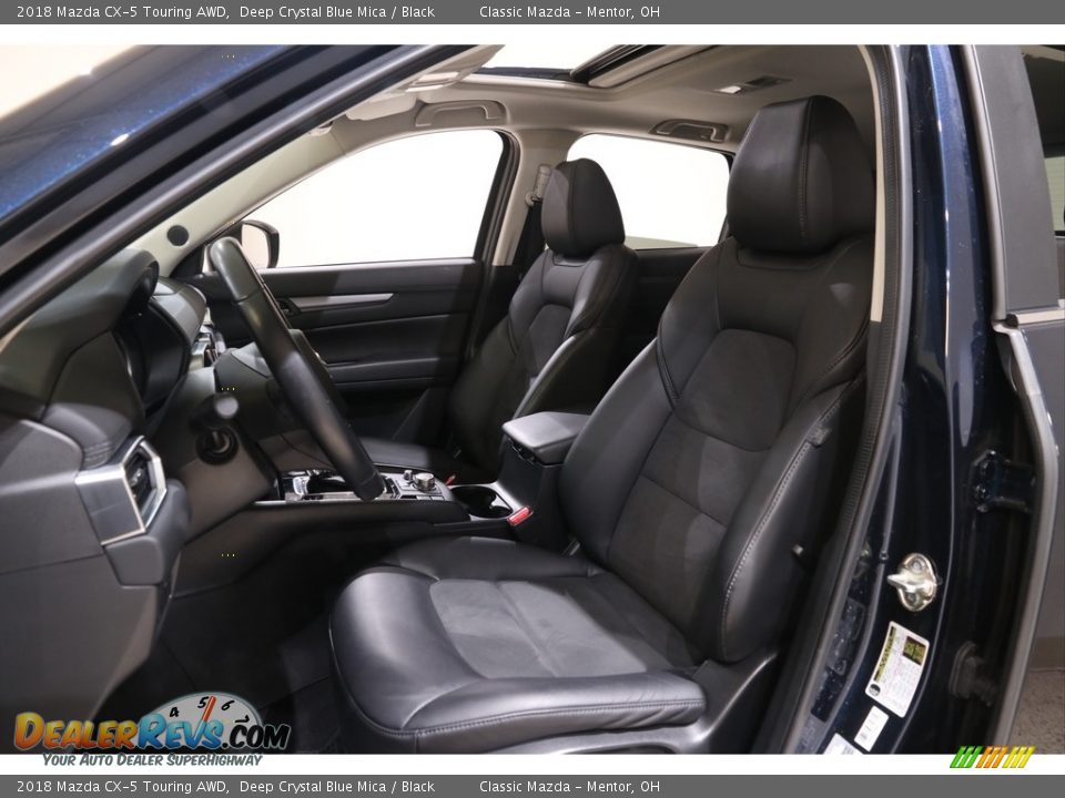 2018 Mazda CX-5 Touring AWD Deep Crystal Blue Mica / Black Photo #5