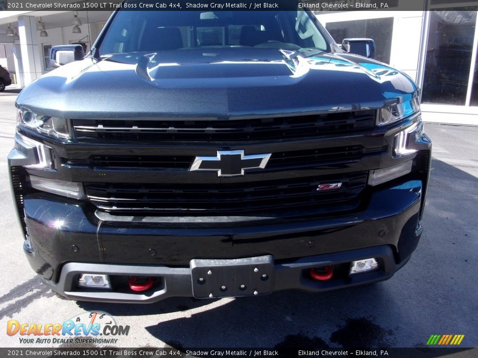 2021 Chevrolet Silverado 1500 LT Trail Boss Crew Cab 4x4 Shadow Gray Metallic / Jet Black Photo #7