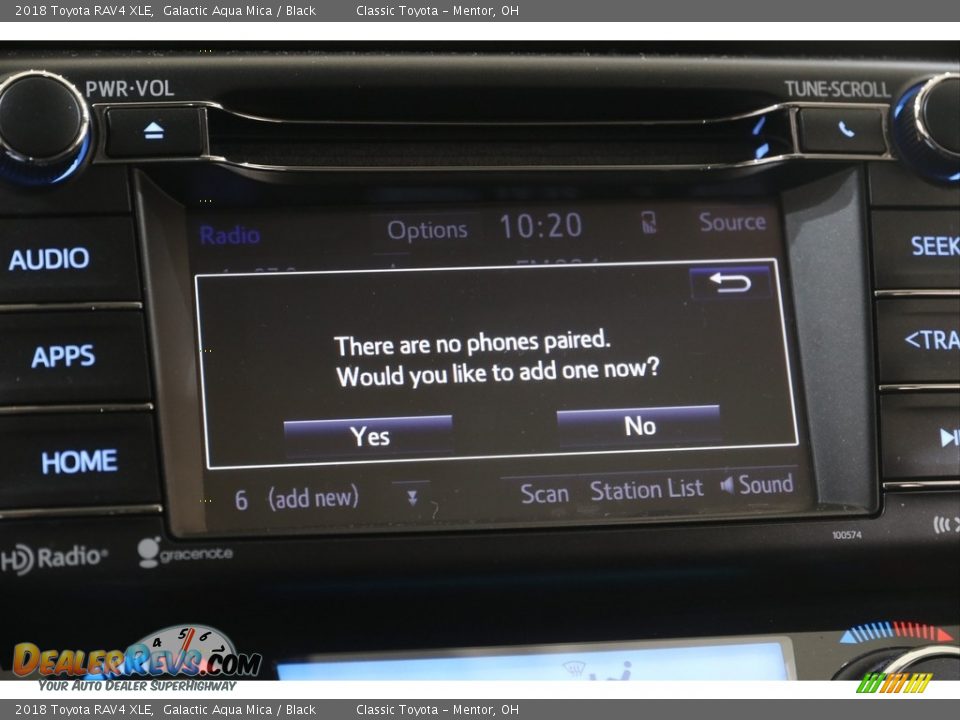 2018 Toyota RAV4 XLE Galactic Aqua Mica / Black Photo #11