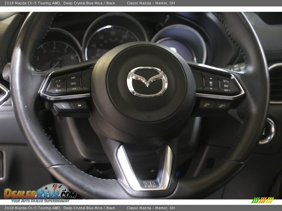 2018 Mazda CX-5 Touring AWD Deep Crystal Blue Mica / Black Photo #7